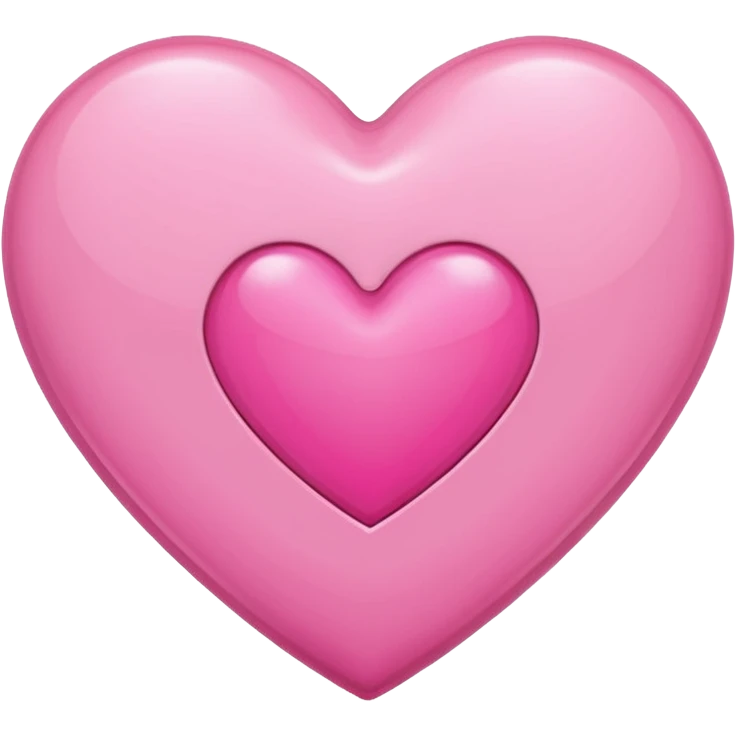 Pink heart with a M in the middle emoji