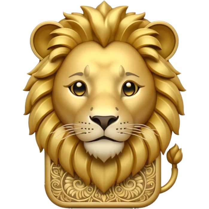 Lion like iphone  emoji