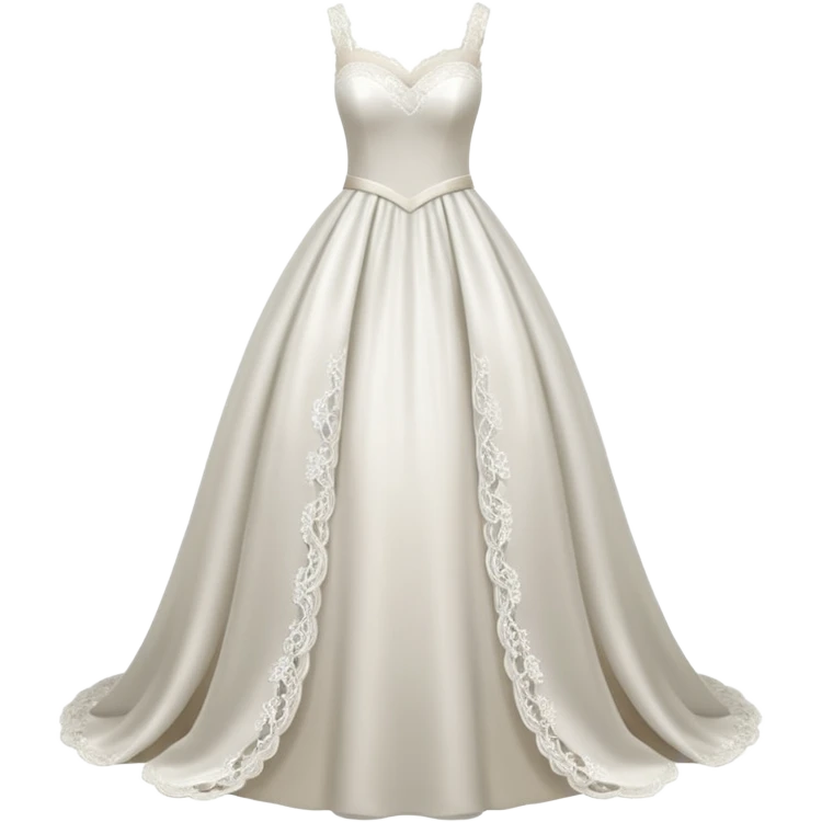 A wedding dress emoji