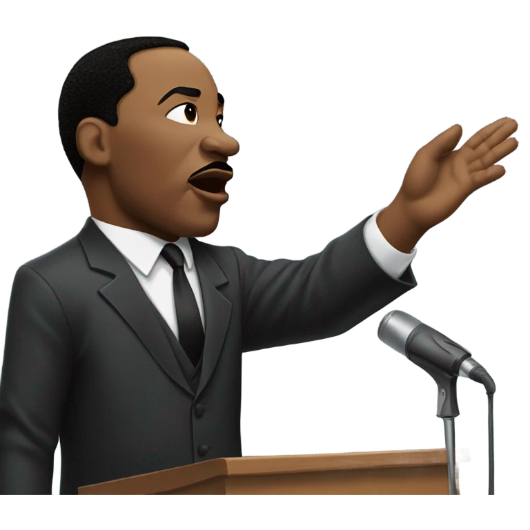mlk getting speeched emoji