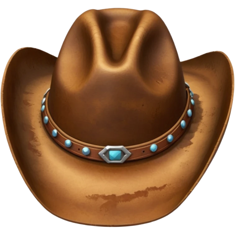 Cow boy hat emoji