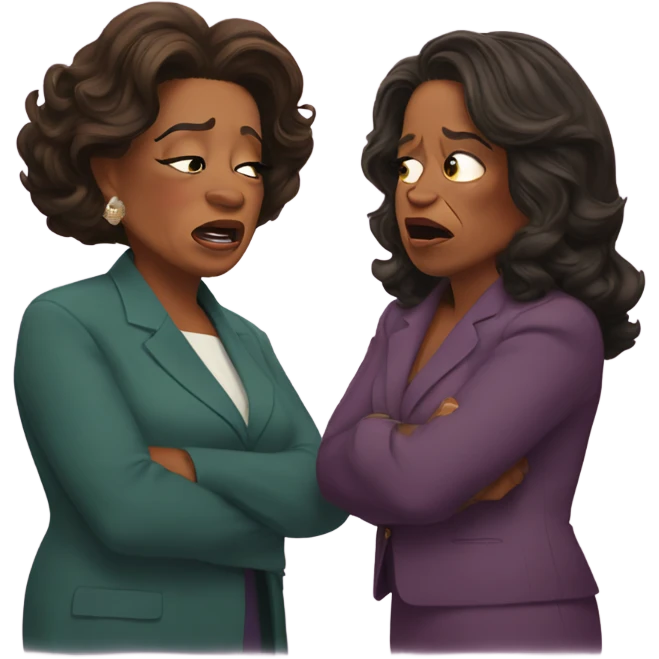 Oprah and Kamala crying  emoji