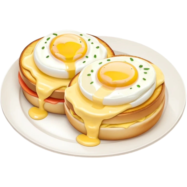 Eggs benedict with hollandaise sauce emoji