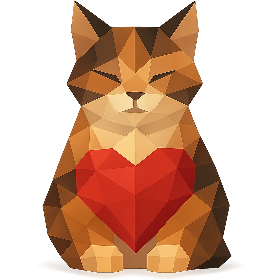 cat with a heart emoji