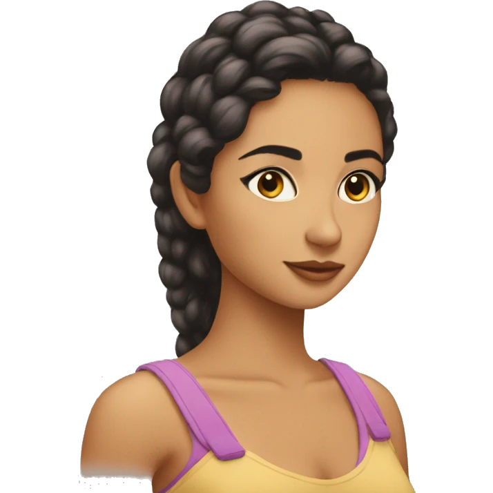 Morena pelo riso emoji