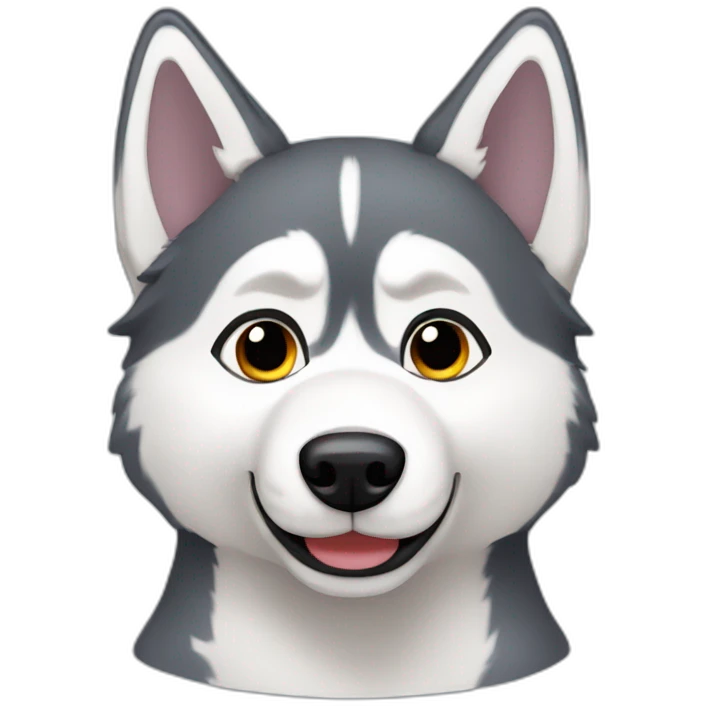 husky enamorado emoji