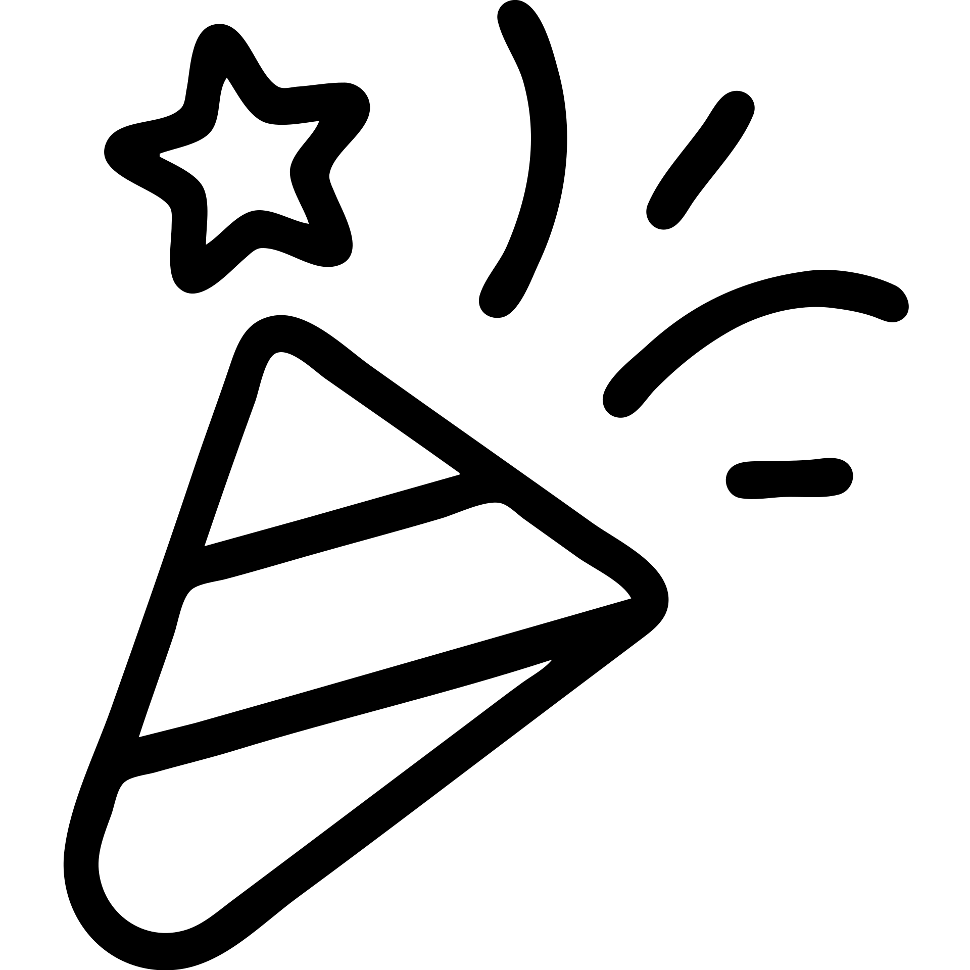 outlined party popper icon emoji