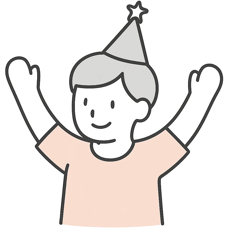 party hat emoji