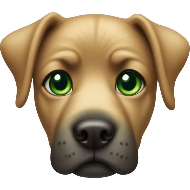 green puppy dog eyes emoji