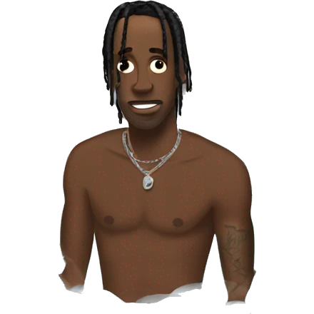 travis scott in a jacuzzi  emoji
