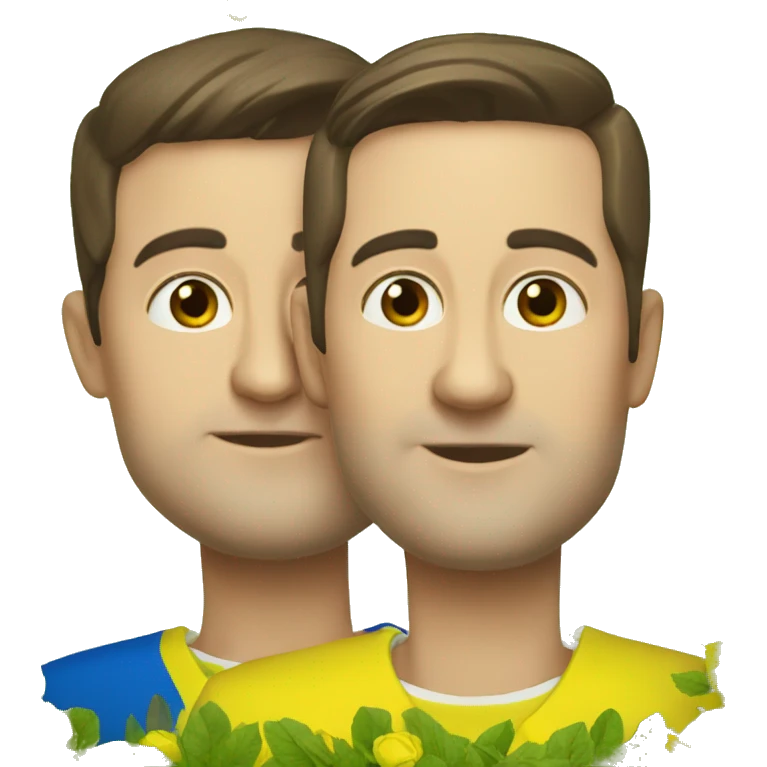 zelenskiy and flug ukraine emoji