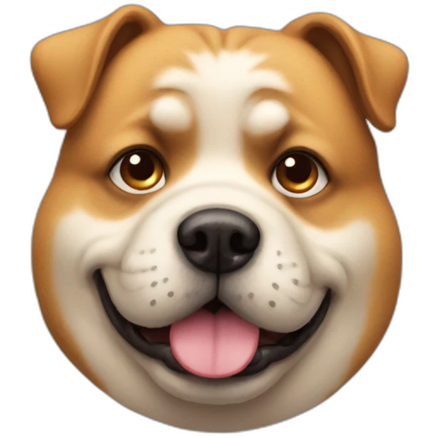 fat dog emoji