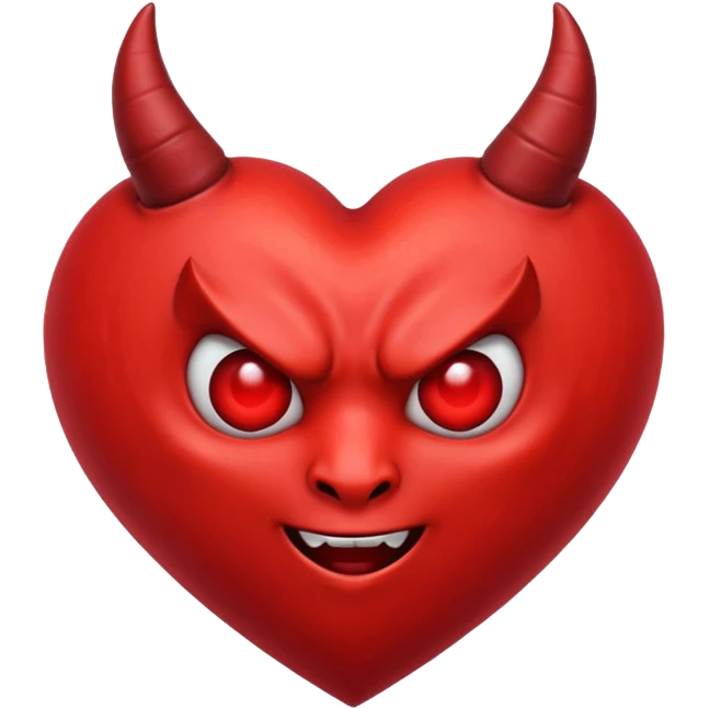 devil heart emoji