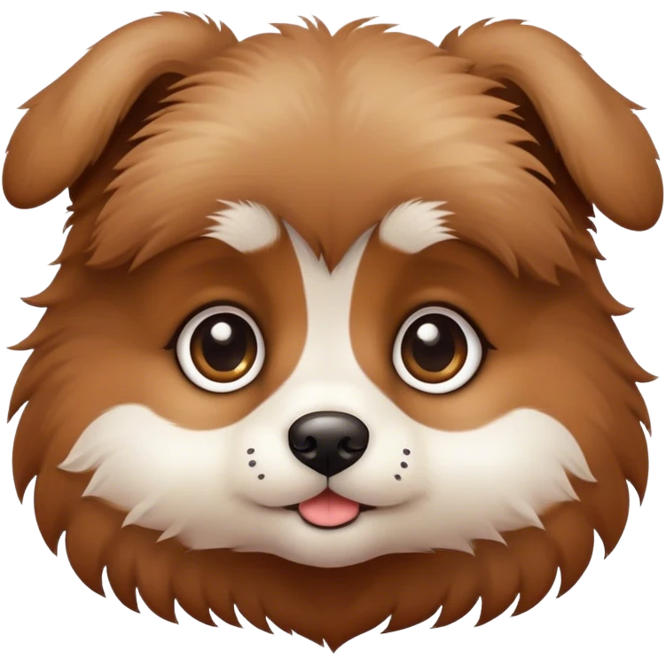 A very cute puppy emoji