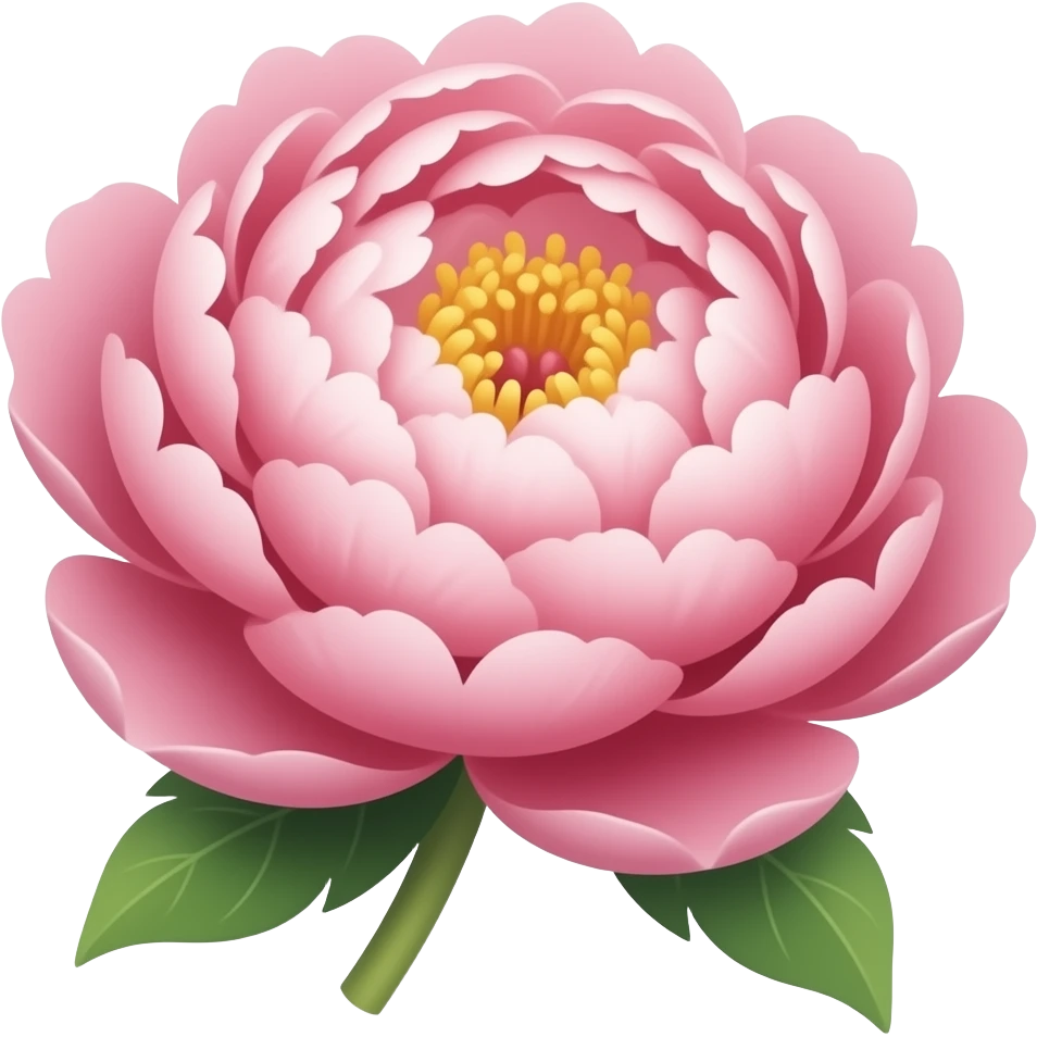 Peonies emoji