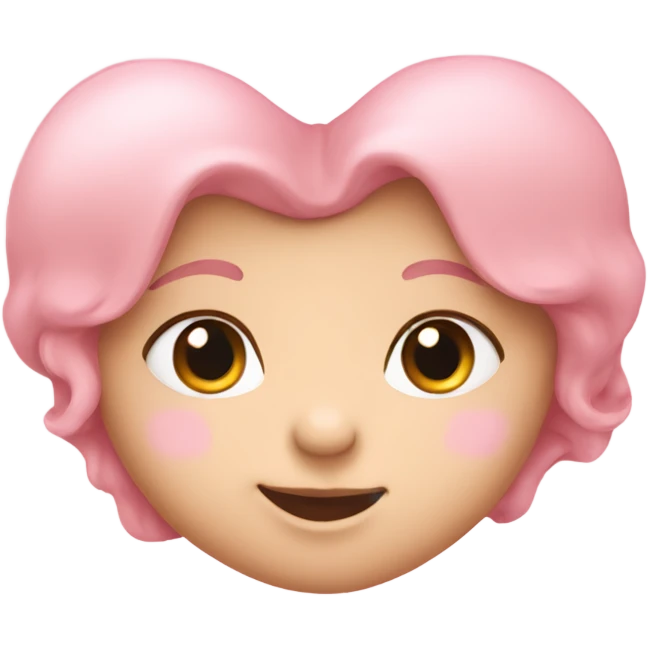 Baby pink heart  emoji