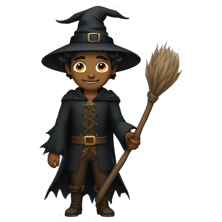 handsome man witch emoji