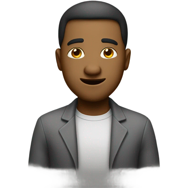 Person looking down while rubbing hands like a villain  emoji