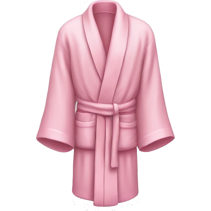 light pink robe emoji