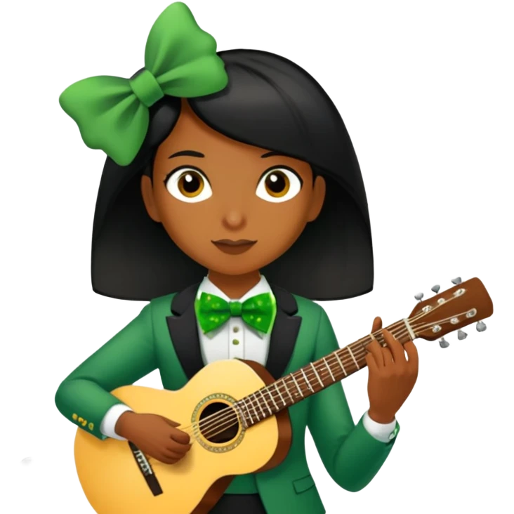Leprechaun Guitarist emoji