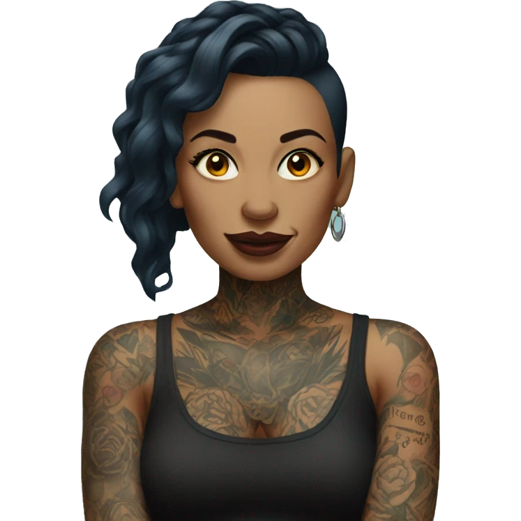 tattooed-woman emoji