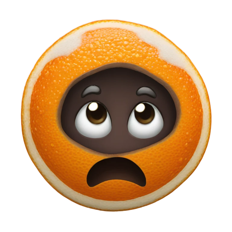 Orange  emoji