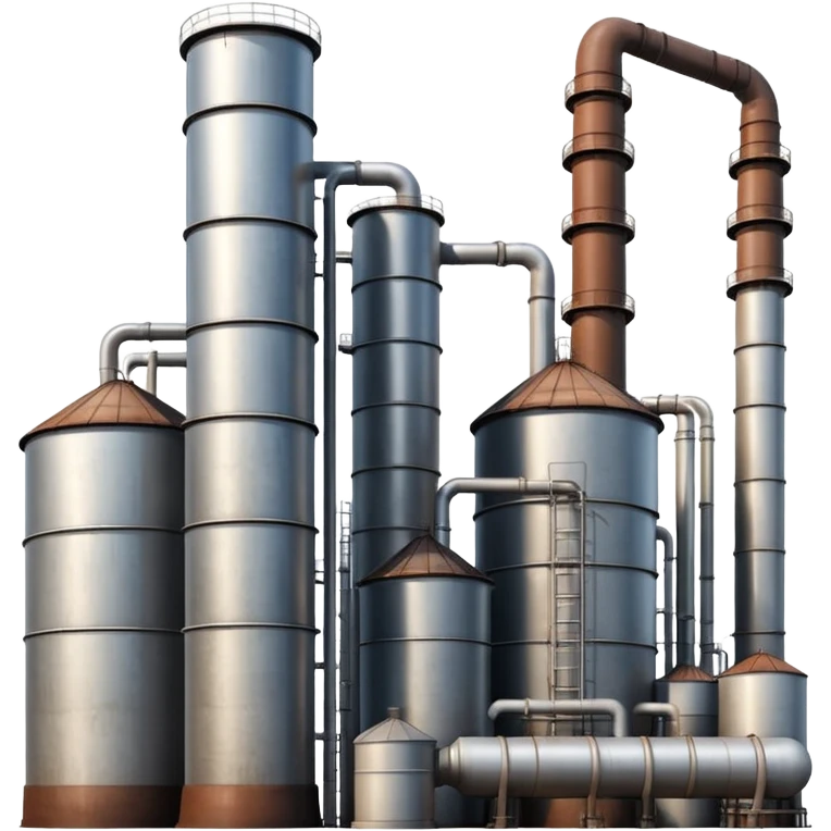generate ultra realistic oil products plant emoji