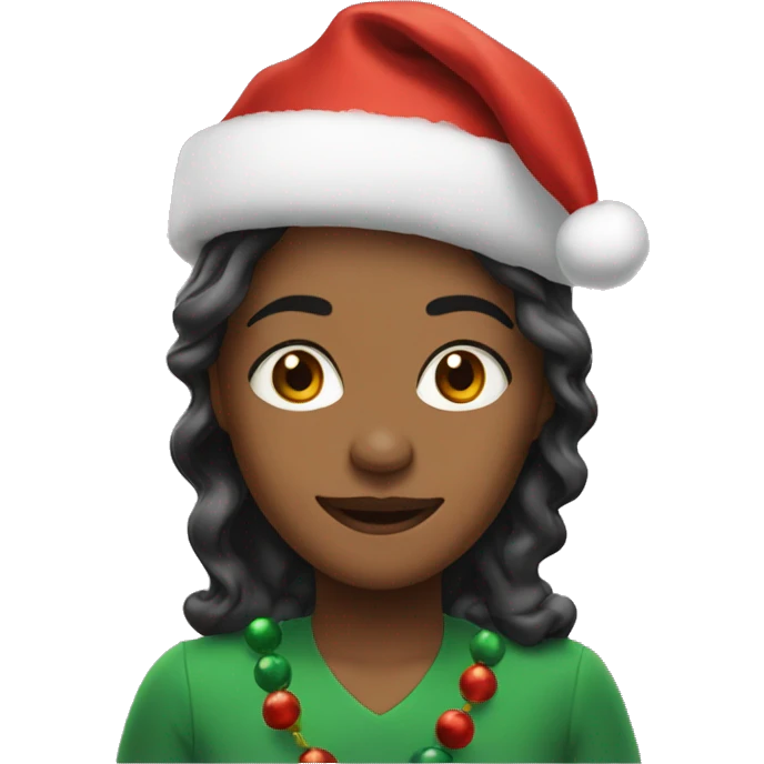 Uma meia de Natal emoji