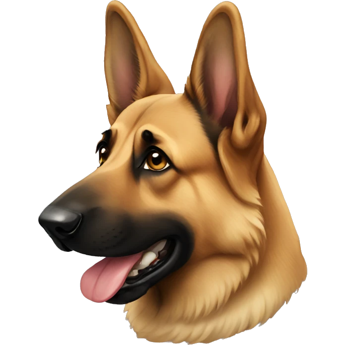 german shepherd  emoji