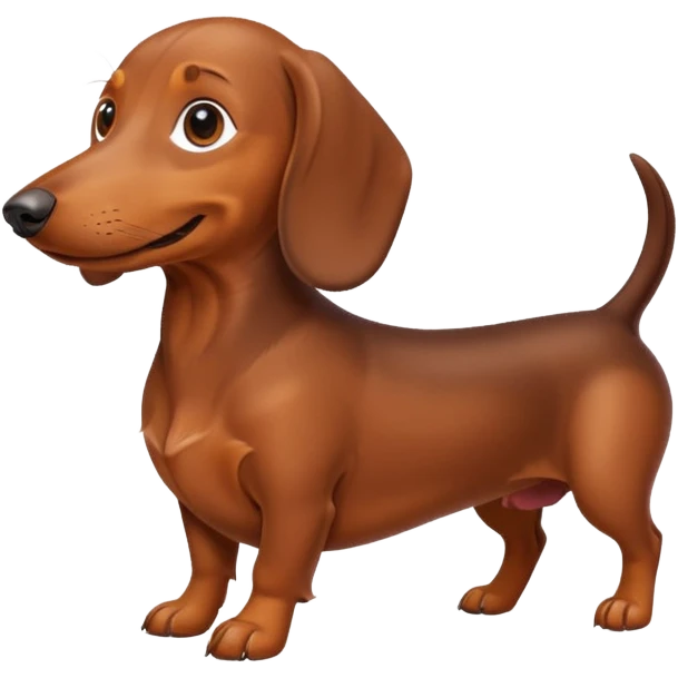 Emoji di un bassotto cane emoji