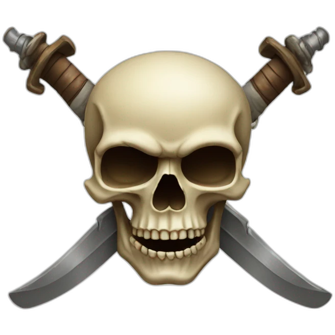 pirate skull emoji