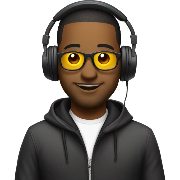 A DJ  emoji