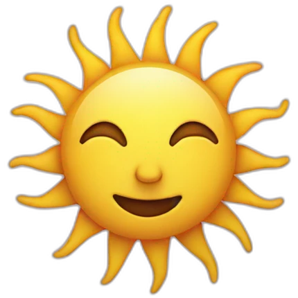 sunshine  emoji