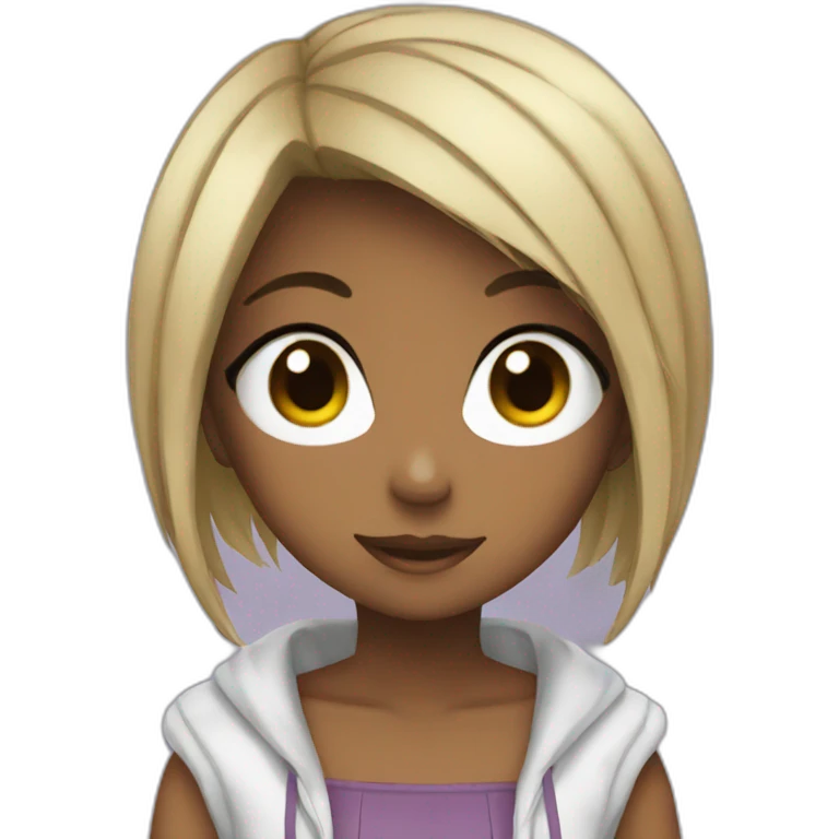 Anime girl emoji