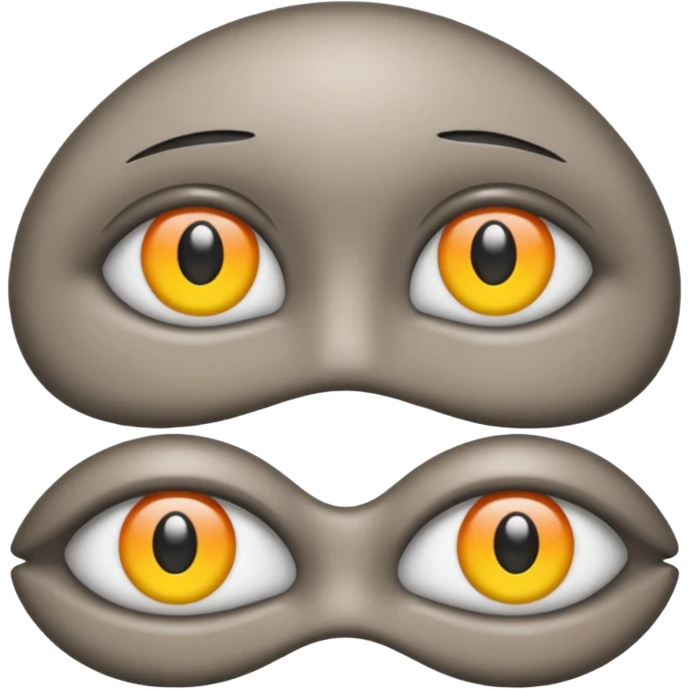 Emoji eyes stone spin multicolore emoji