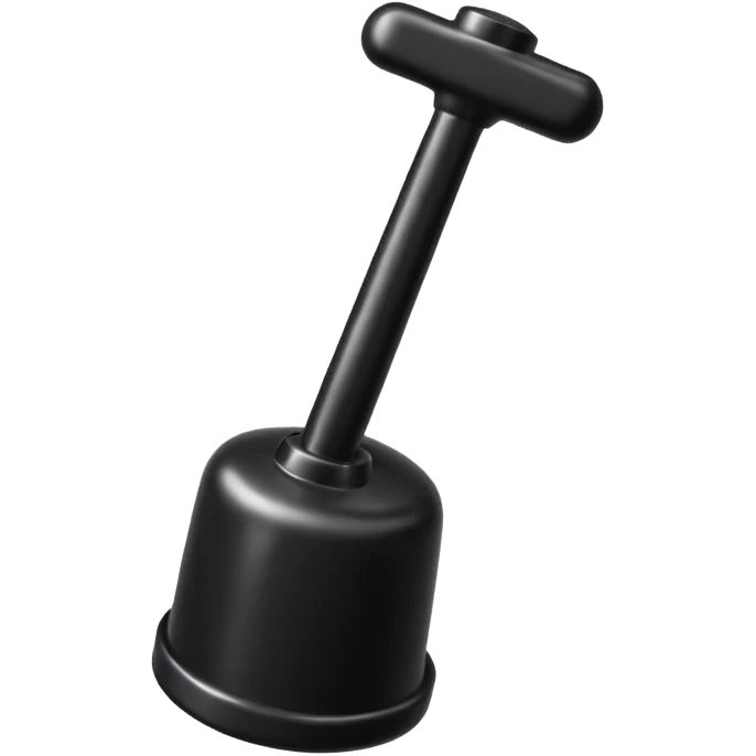 Black Plunger  emoji
