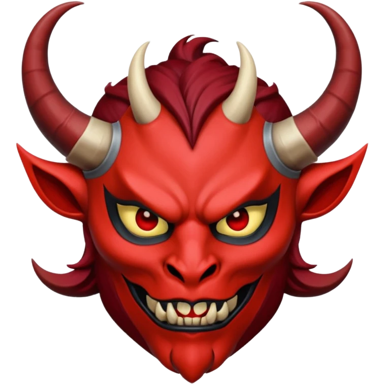 Démon masqué emoji