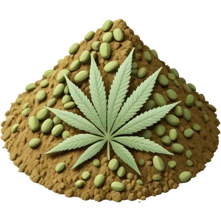 white color marijuana, no color emoji