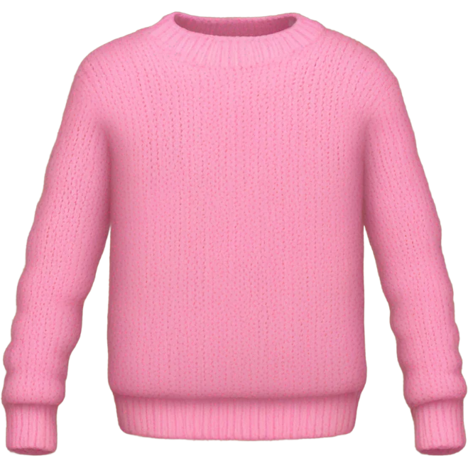 Pink sweater  emoji