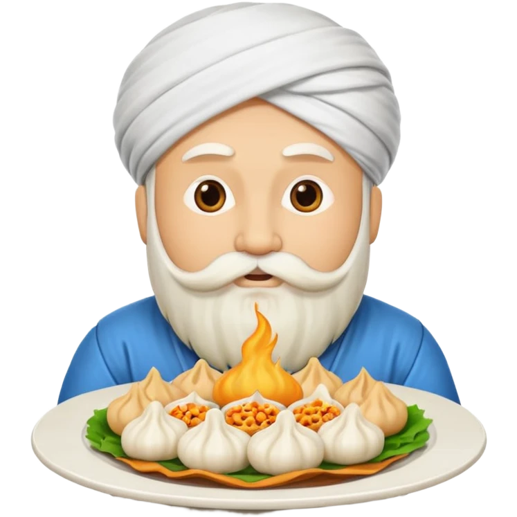 хинкали с бородой emoji