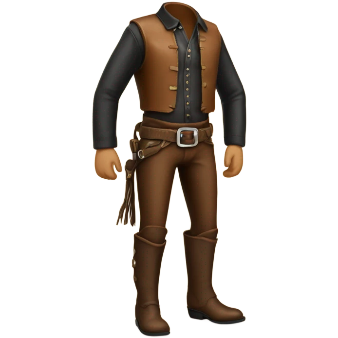 Leather chaps emoji