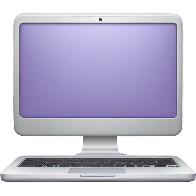 light purple laptop emoji