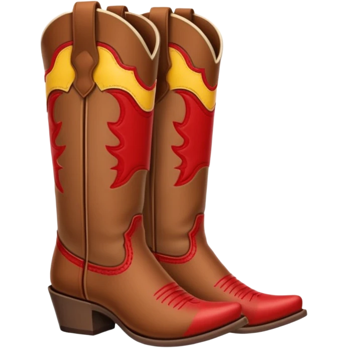 cowgirl boots cute a tiny bit of red on it NO TEAL  emoji