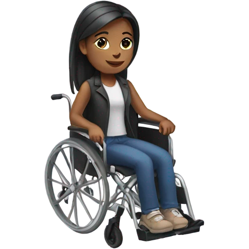 Girl in wheelchair  emoji