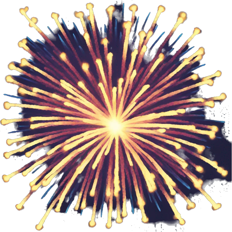 Fireworks emoji