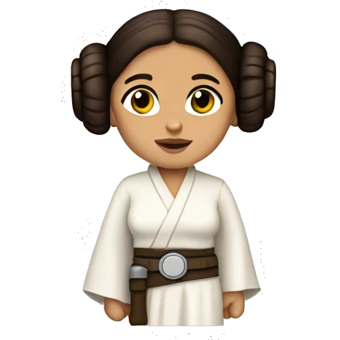 Princess Leia emoji