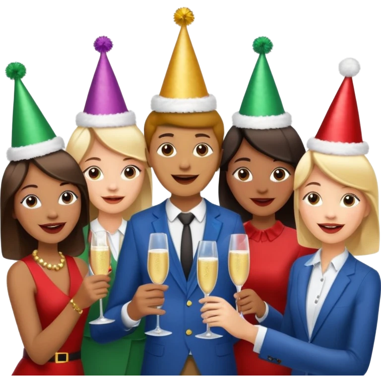 christmas work party decoration joy emoji