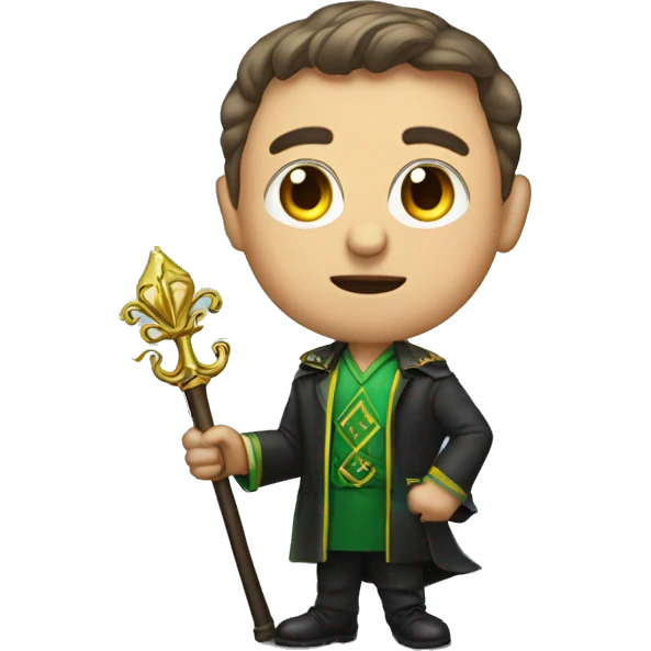 zelensky with magic staff emoji