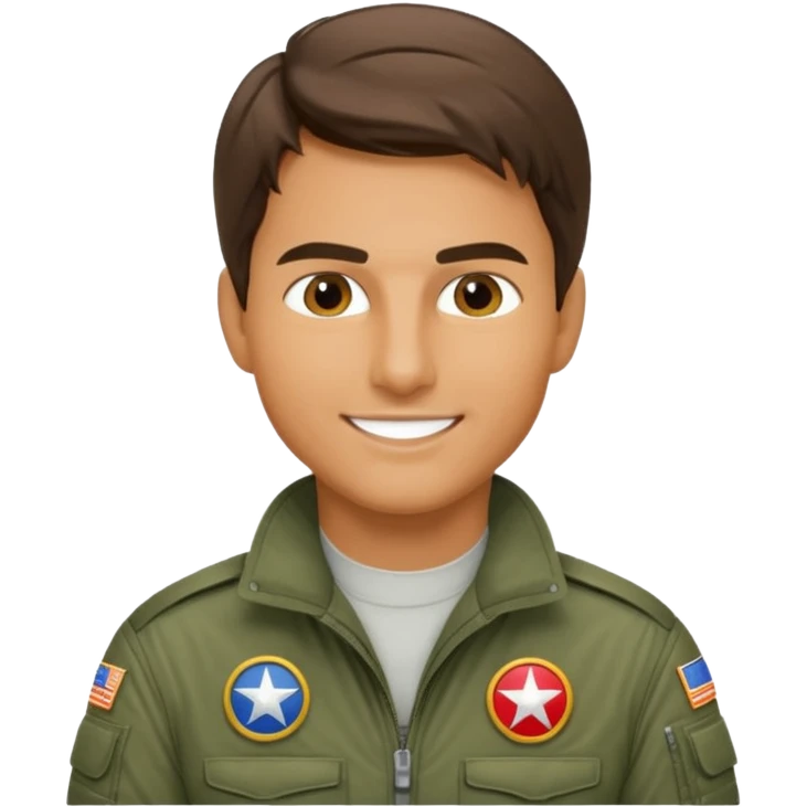 tom cruise in top gun emoji