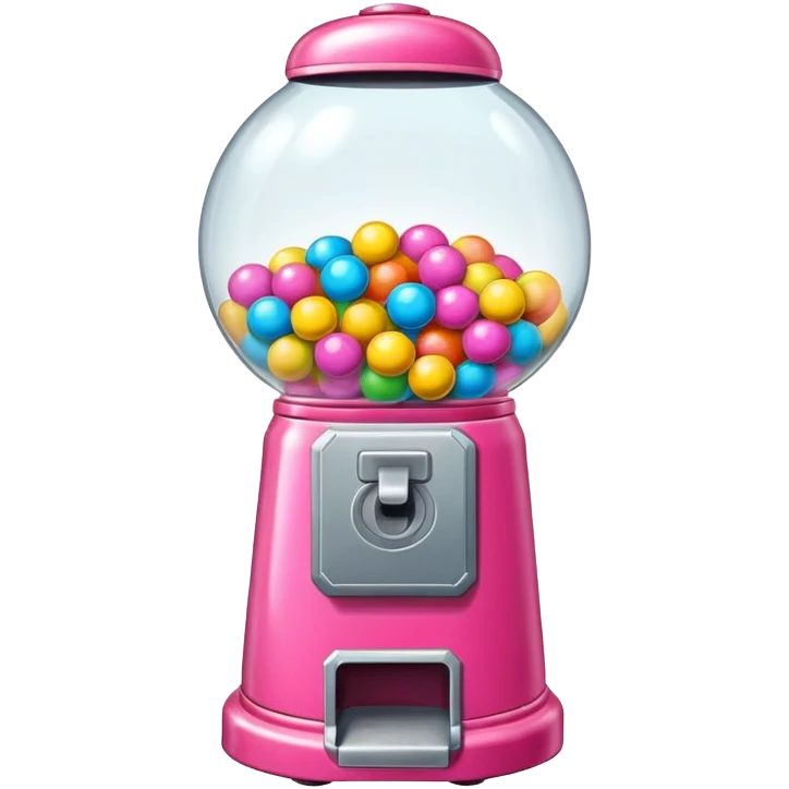 Bubblegum machine emoji